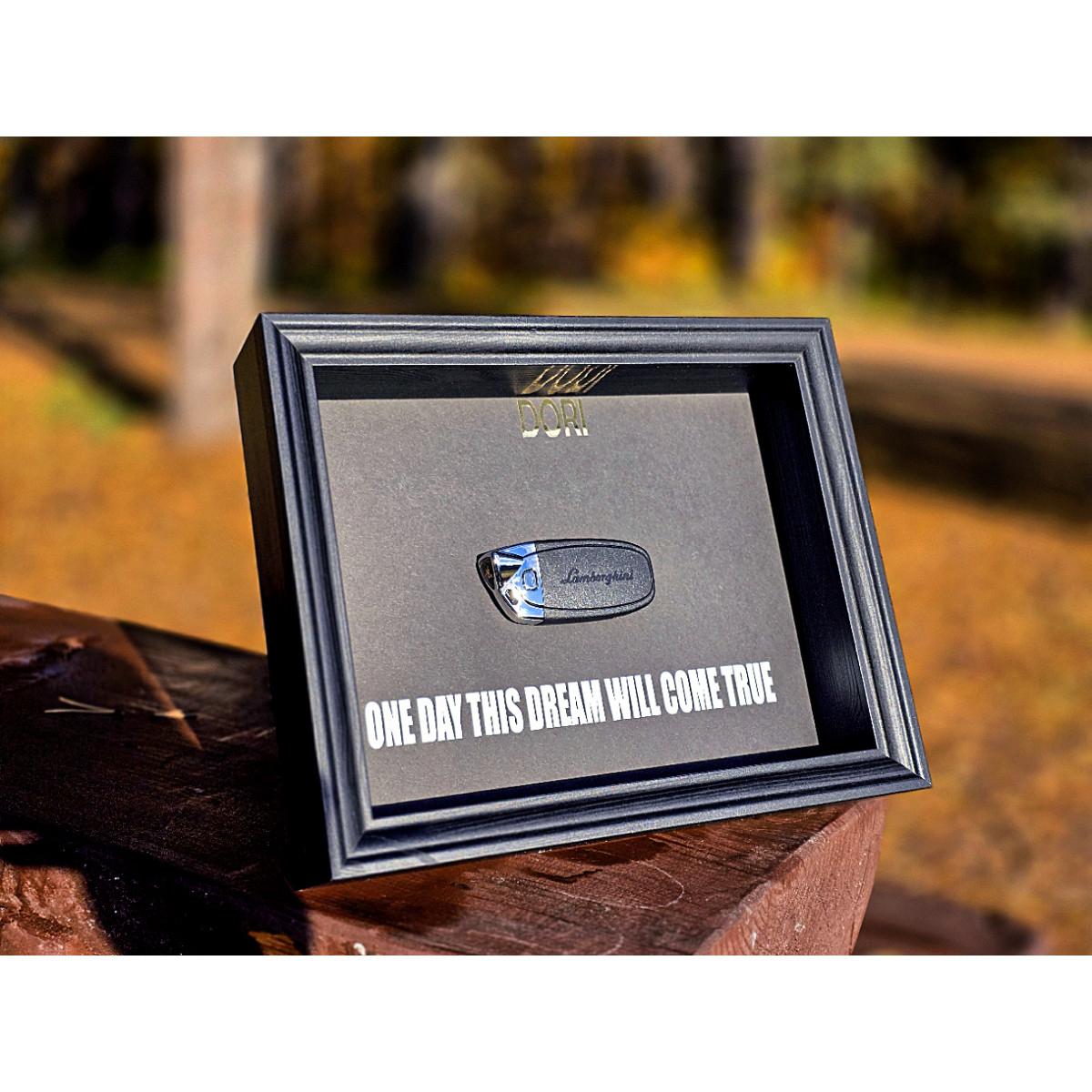 Lamborghini motyvacinis paveikslas – ONE DAY THIS DREAM WILL COME TRUE