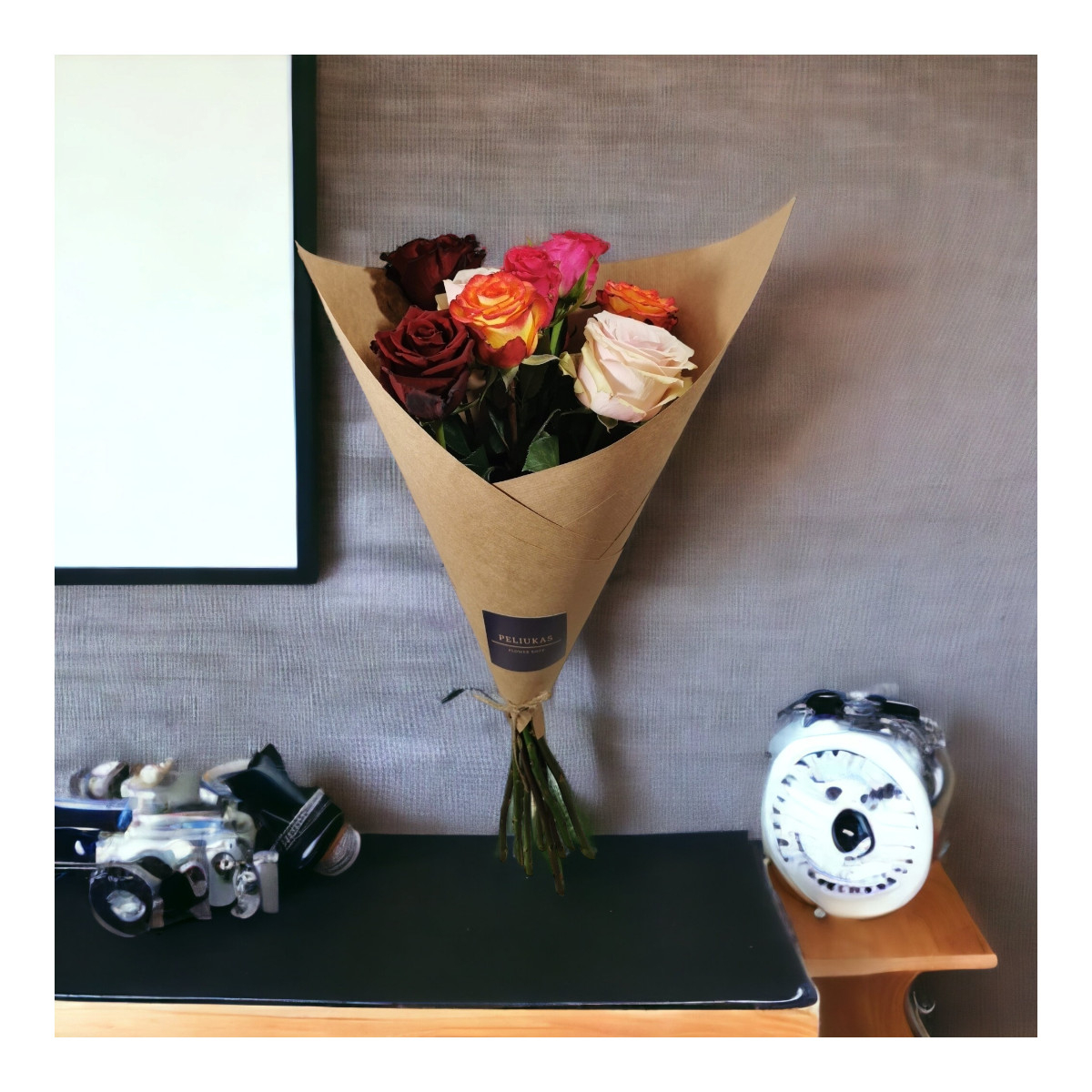 Puokštė "Ekvadoro Rožių Gama" 11 vnt....