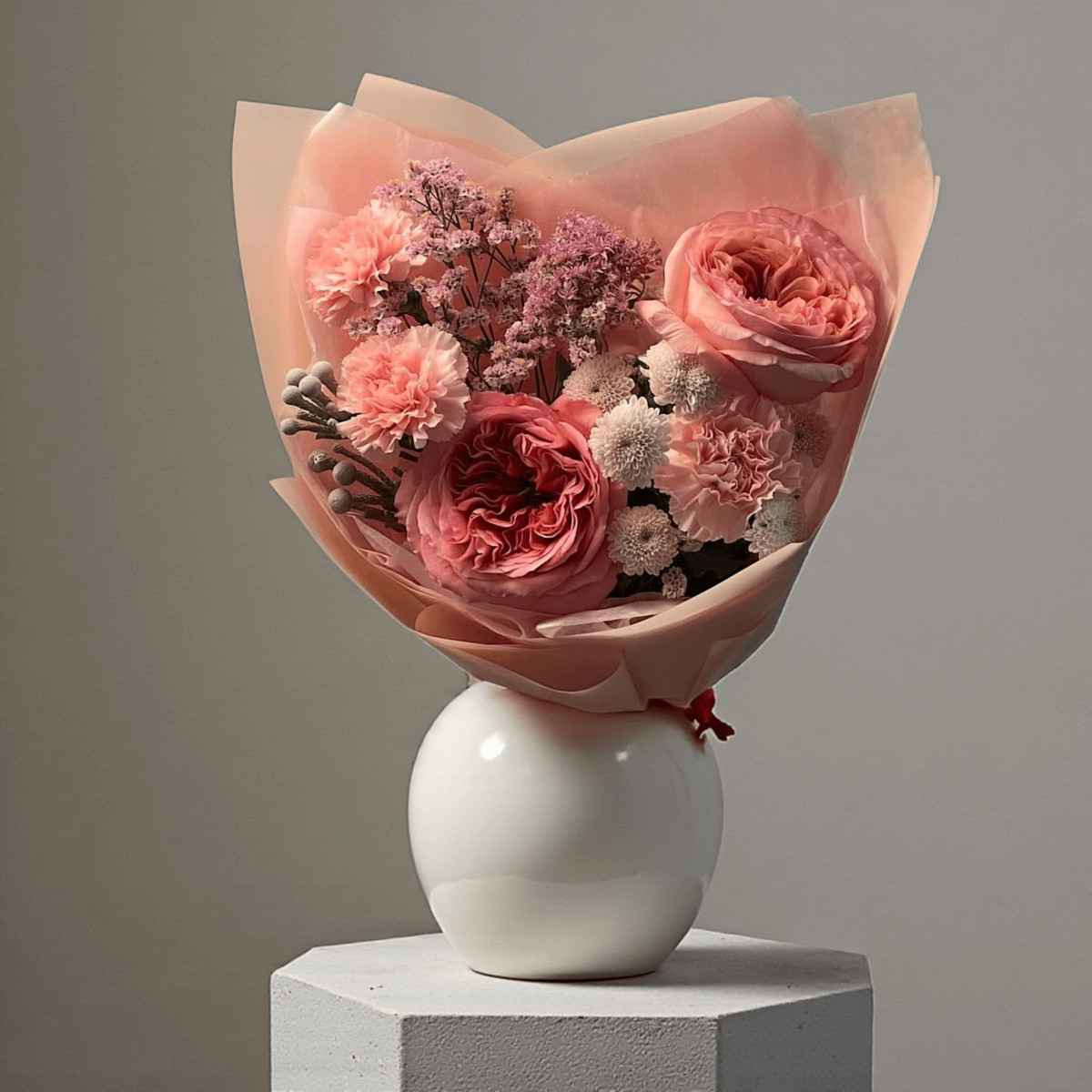 Puokštė „Blush Morning“ — City Line...