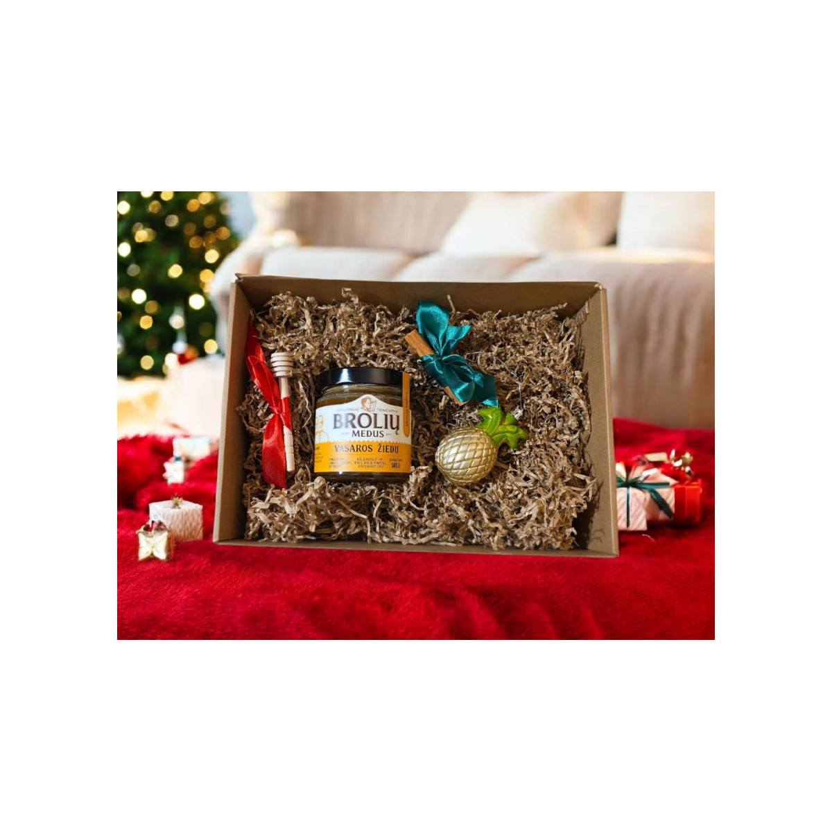 Dovanų rinkinys "Christmas Honey Hug"