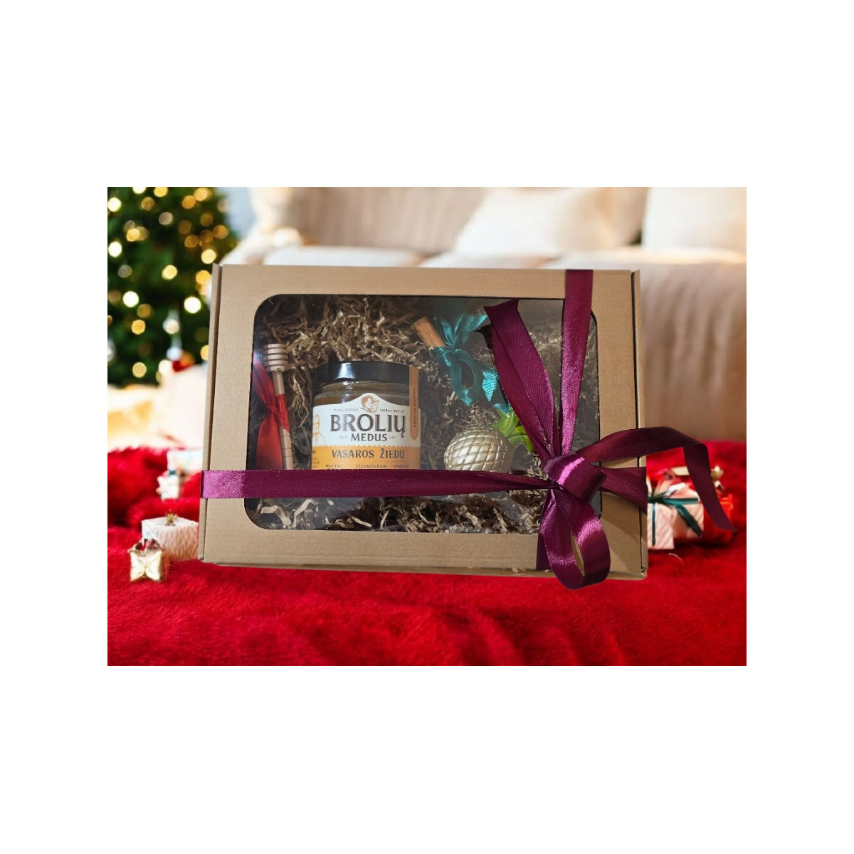 Dovanų rinkinys "Christmas Honey Hug"