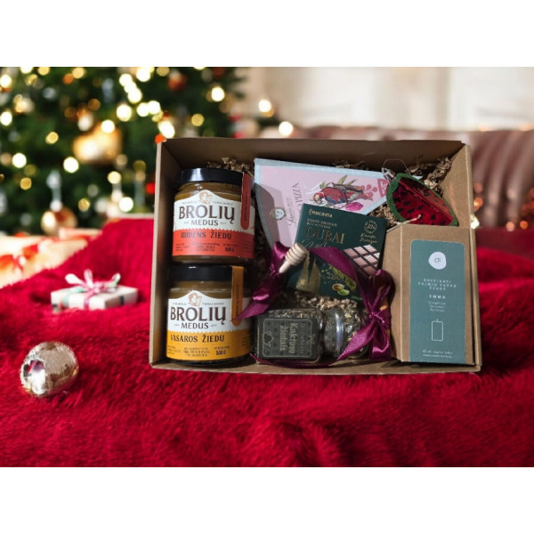 Dovanų rinkinys "Santa's Deluxe Honey Chest"