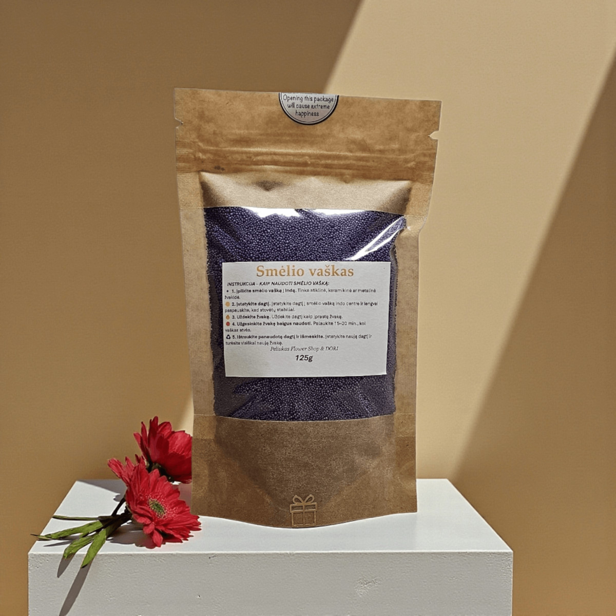 Violetinis Birus Smėlio Vaškas - 125g...