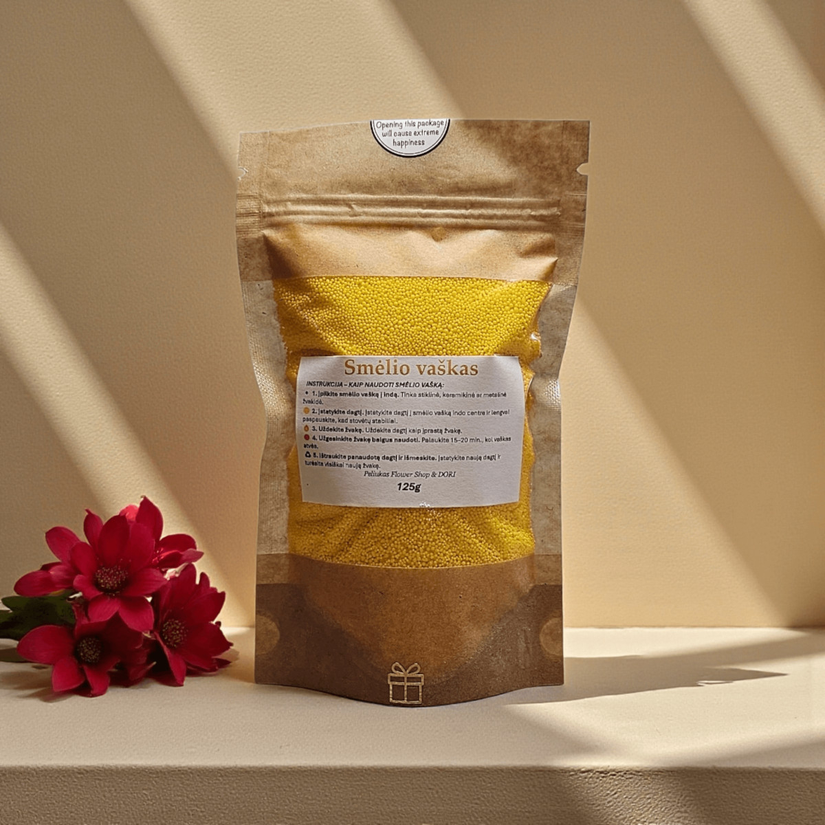 Geltonas Birus Smėlio Vaškas - 125g +...