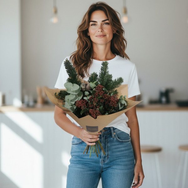 Puokštė „Žiemos Švelnumas“