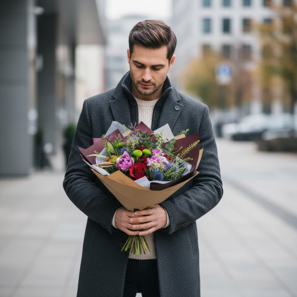 Puokštė "Burgundiškas Dangus"