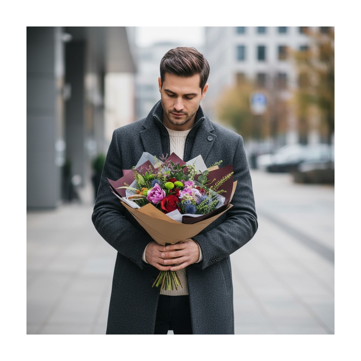 Puokštė "Burgundiškas Dangus"