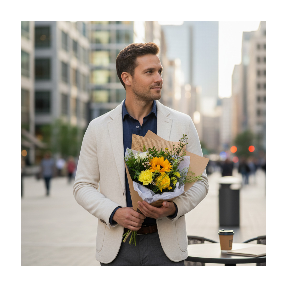 Puokštė "Citrininis Marcipanas"