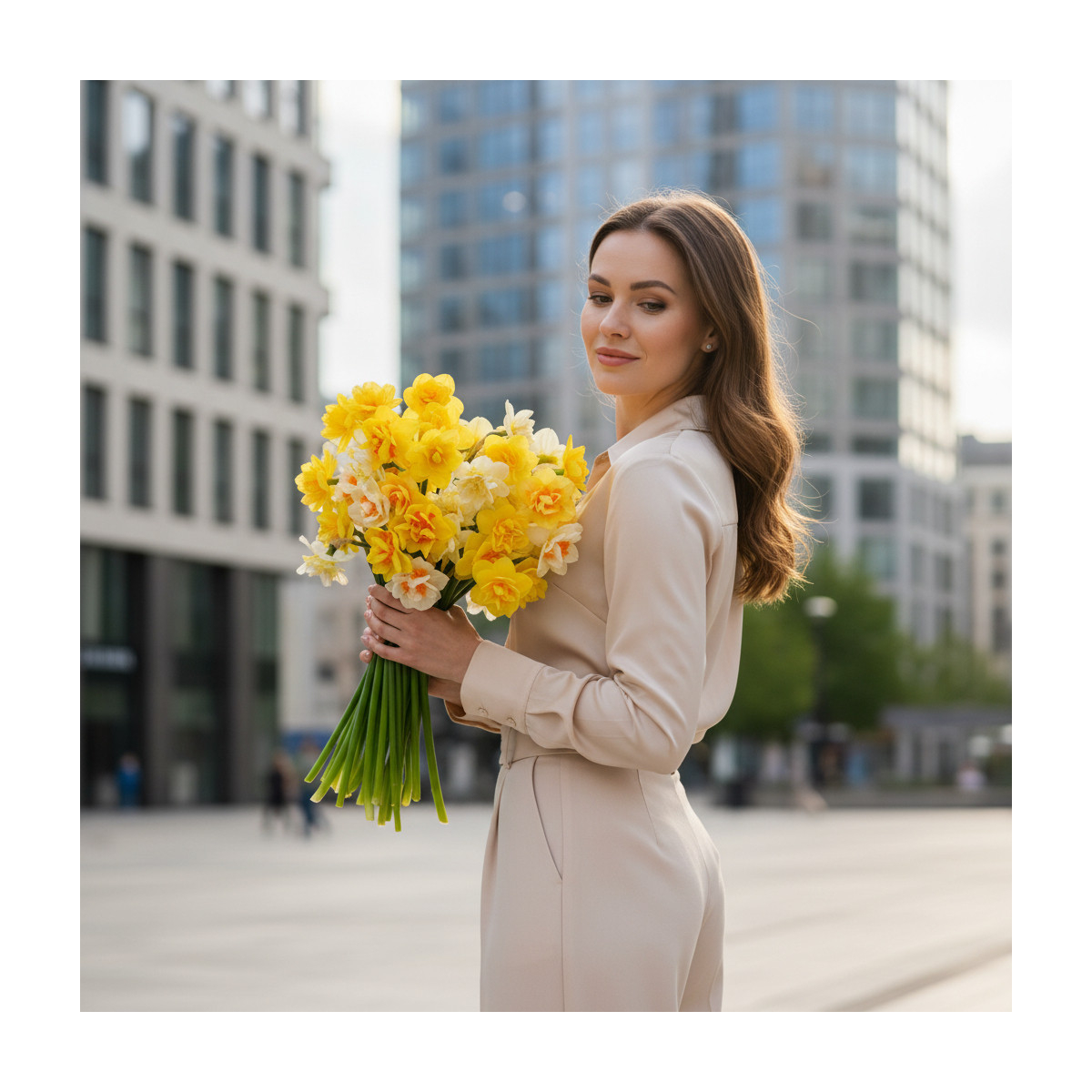 Puokštė "Narcizų Gama" 11 vnt. žiedų,...