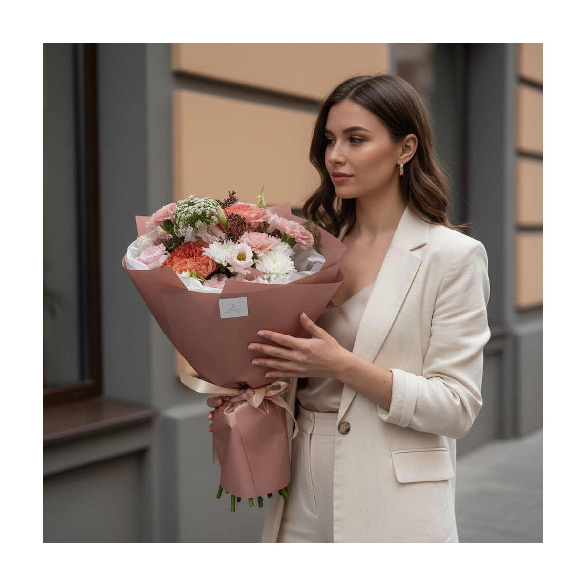 Puokštė „Blush Morning“ — City Line...