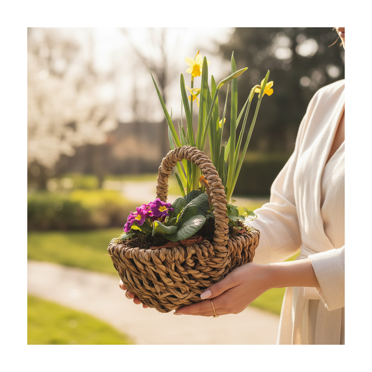 Vazoninis augalas „Pavasario Krepšelis“