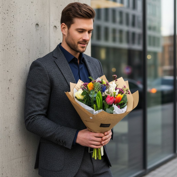 Puokštė "Pavasariniai žiedai"