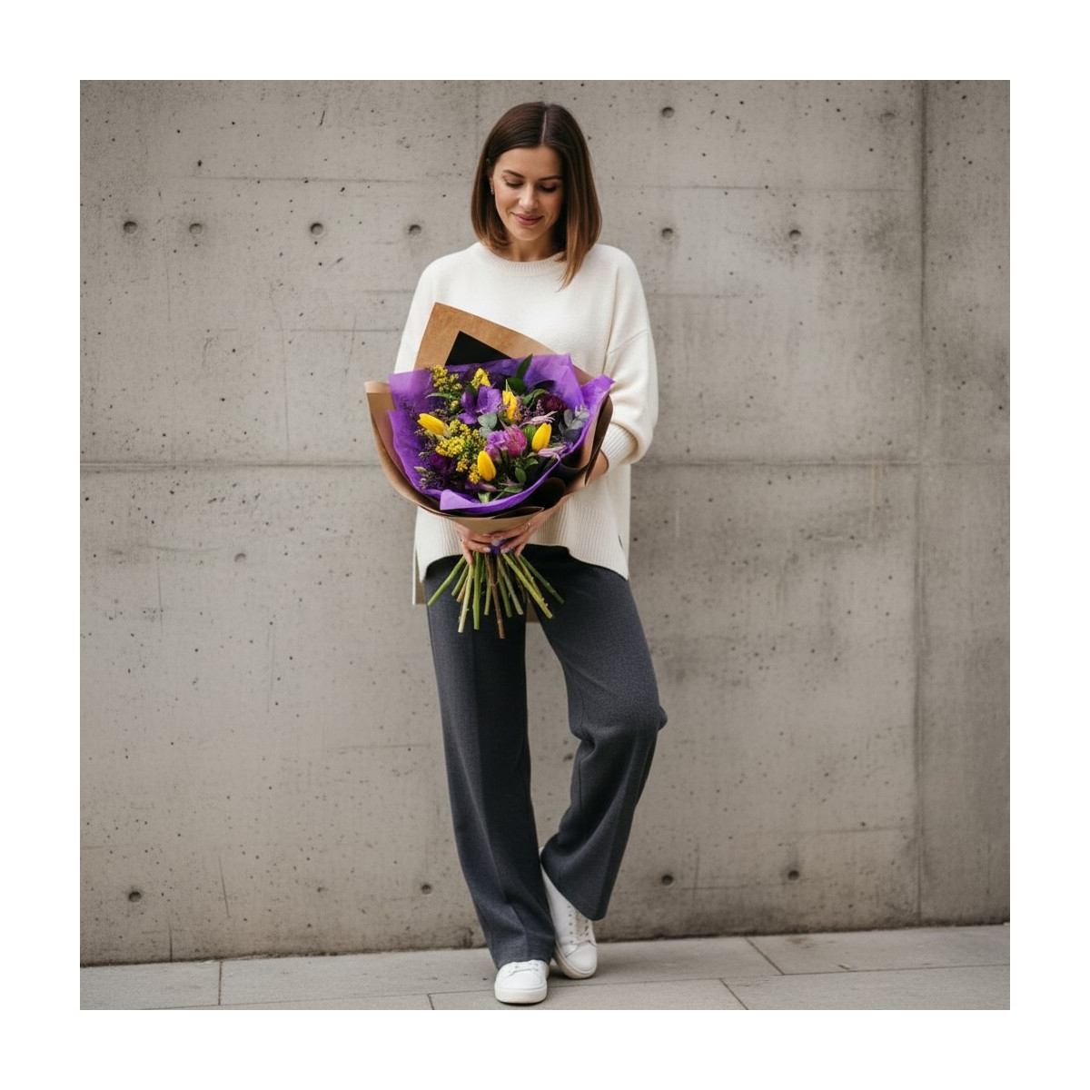 Puokštė "Violetinė Pieva"