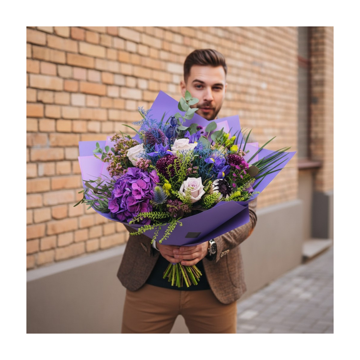 Puokštė "Purpurinis Lietus"