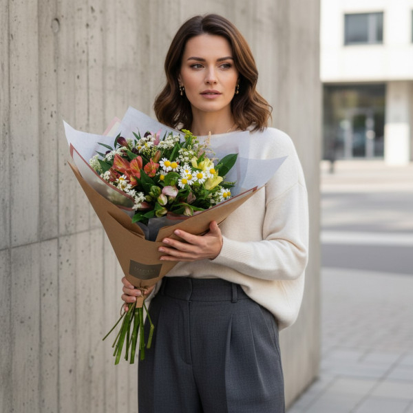 Puokštė "Alstromerijų...