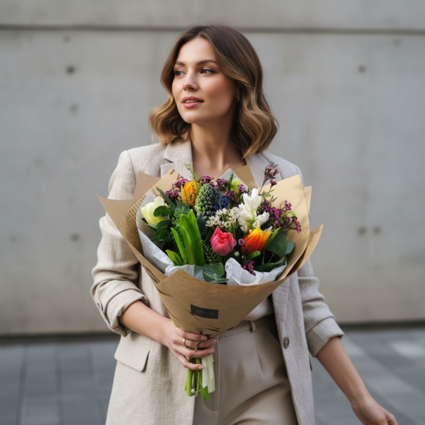 Puokštė "Pavasariniai žiedai"