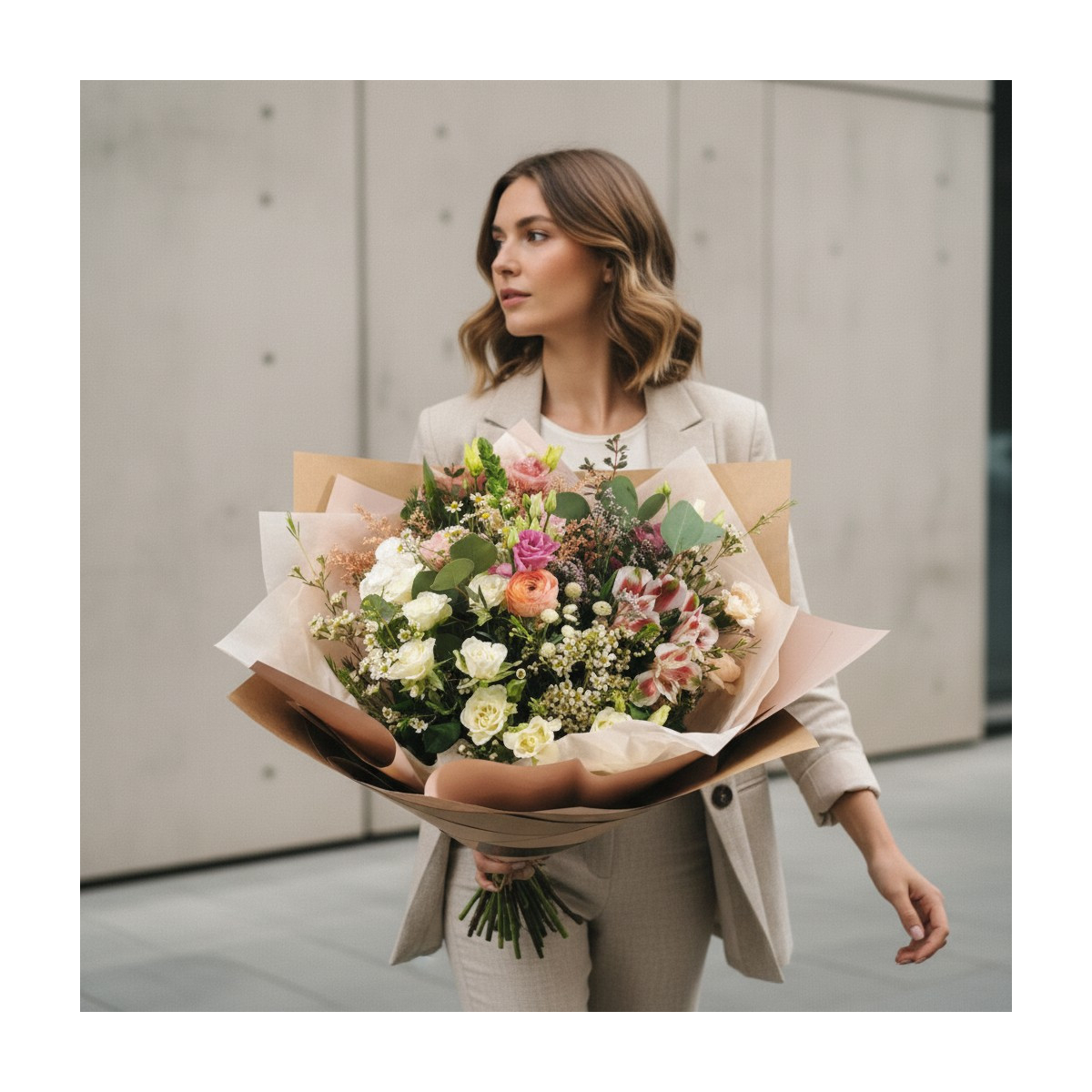 Puokštė "Pastelinė Karalienė"