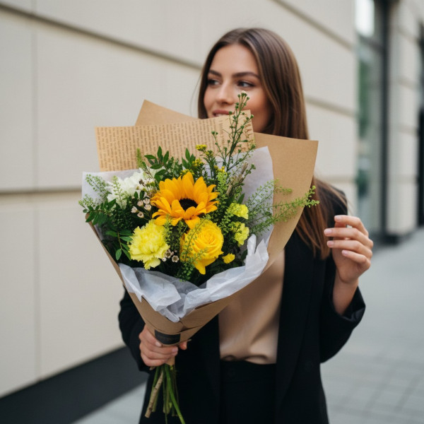 Puokštė "Citrininis...