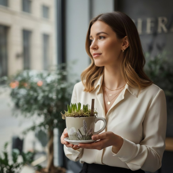Vazoninis Augalas "Baltas...