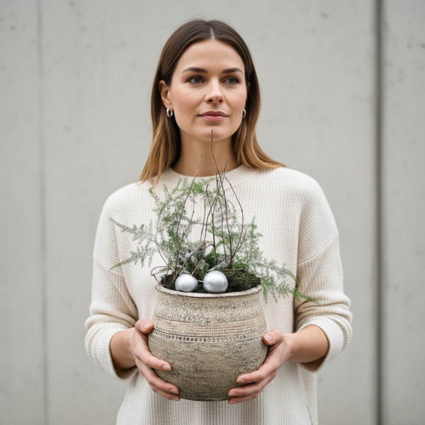 Vazoninis augalas „Sukulentas Natural Balance"