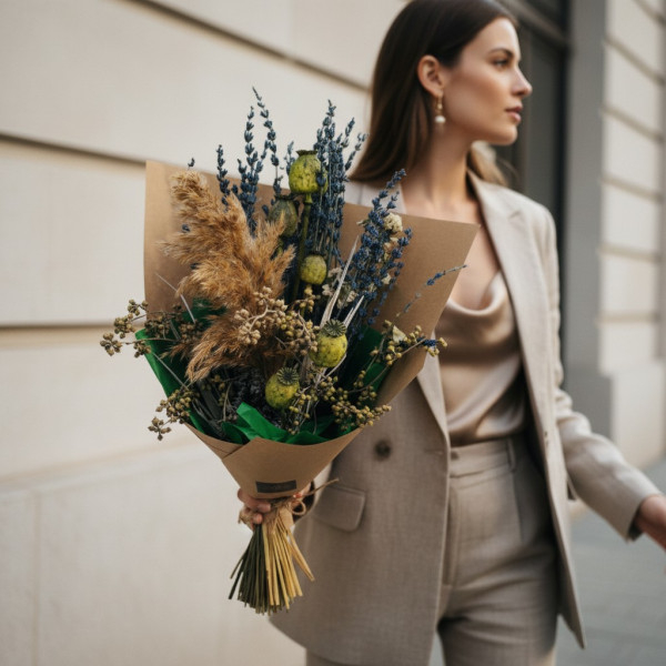 Sausa Puokštė "Laukų Princesė"