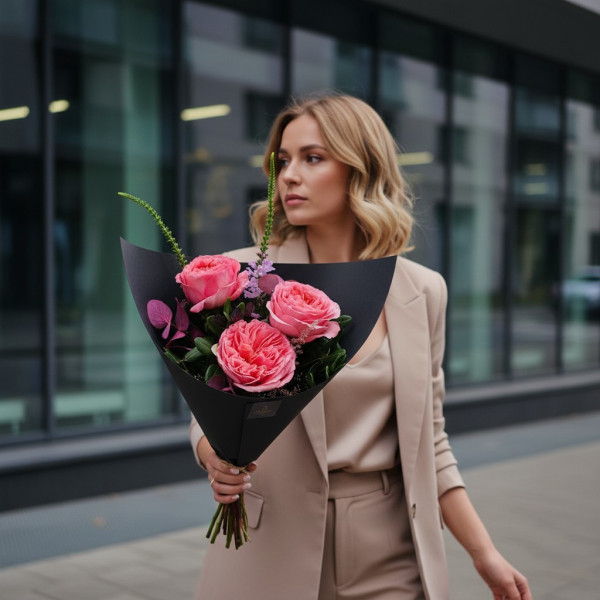 Puokštė "Pink Drama"