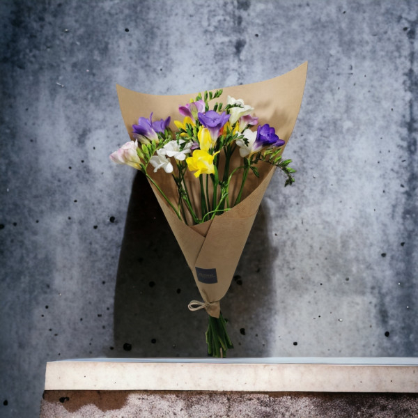 Frezijos (Spalvų Mix), kaina nurodyta 1 vnt.