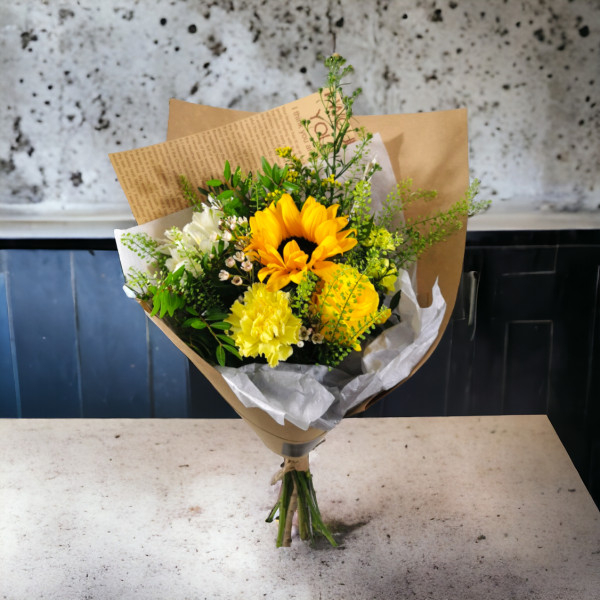 Puokštė "Citrininis Marcipanas"