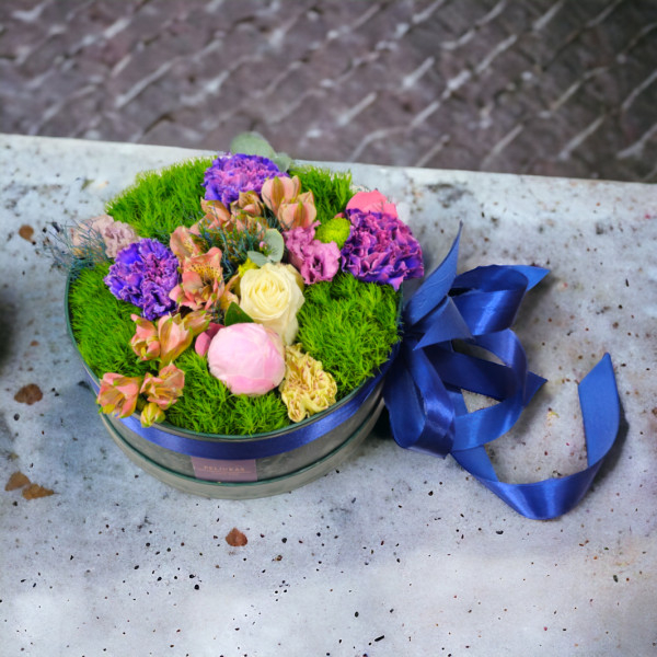 Dėžutė "Gėlių Paveikslas"